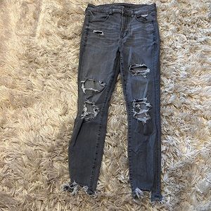 American Eagle Outfitters super hi-rise next level stretch jeans